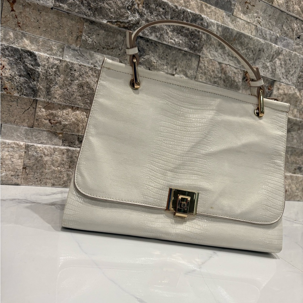 Elegant white Handbag